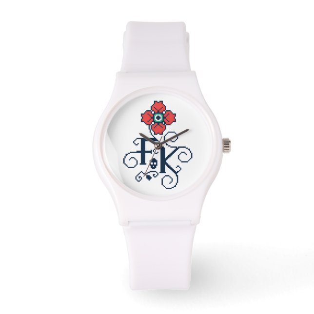 Montre Frida Kahlo | Hommage Floral (Recto)