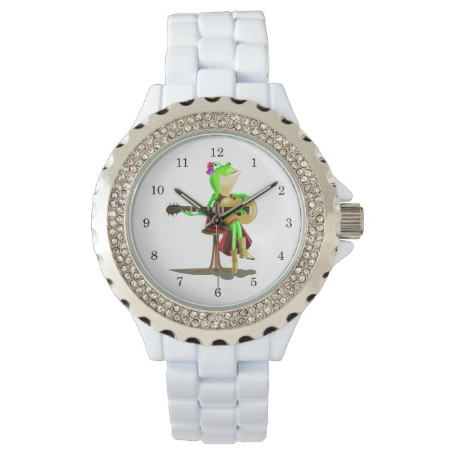 Montre Frog Jouer Guitare Funny Watch (devant)