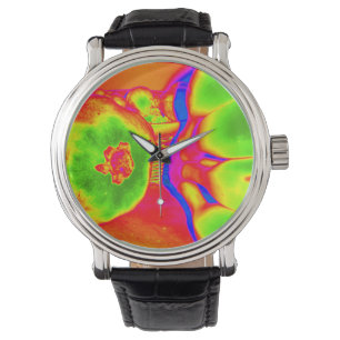 Montre fruit fluorescent