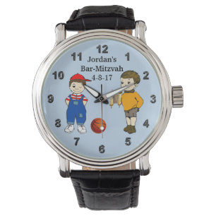Montre Fun Bar-Mitzvah Cadeaux pour les garçons avec votr