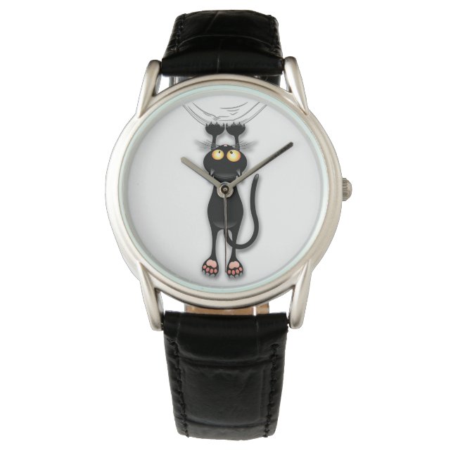 Montre Fun Chat Noir Fun Revers (devant)