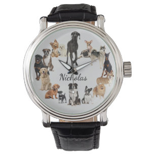 Montre Fun Chien race Animaux de compagnie chien Nom pers