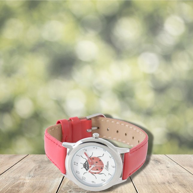 Montre Fun Girls rouge Ladybug enfants (Créateur téléchargé)