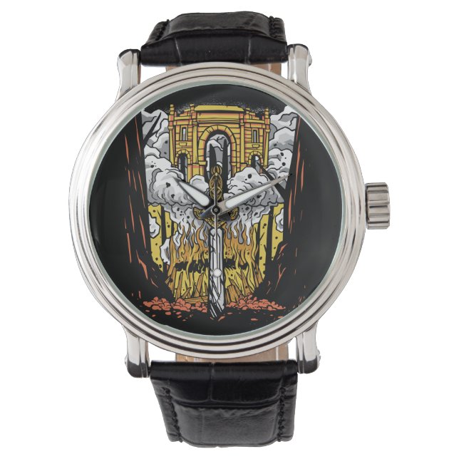 Montre Funérailles viking (devant)