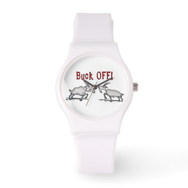 Montre Funny Buck Off Chèvre (Recto)
