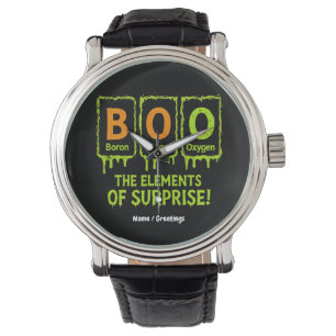 Montre Funny Halloween Boo Elements Science Surprise Cade