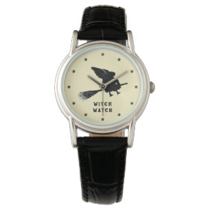 Montre Funny Halloween sorcière