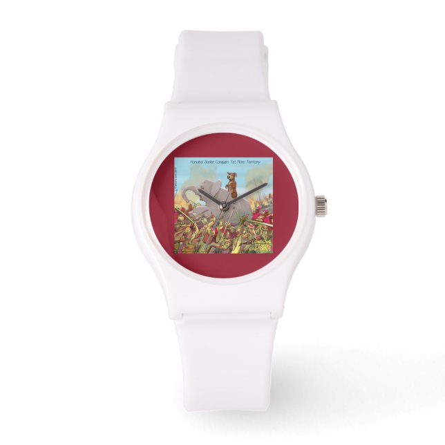 Montre Funny Hannibal Le Conquérant Femmes Silocon Watch (Recto)