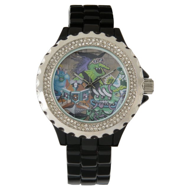 Montre Funny Wicked Green sorcière (devant)