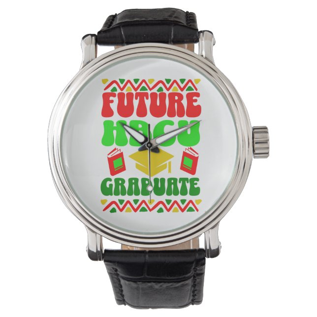 Montre Futur diplômé HBCU. (devant)