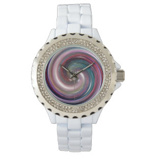 Montre Galaxie à spirale violette