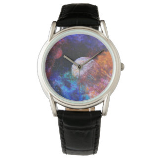 Montre Galaxie colorée Espace extra-atmosphérique Peintur