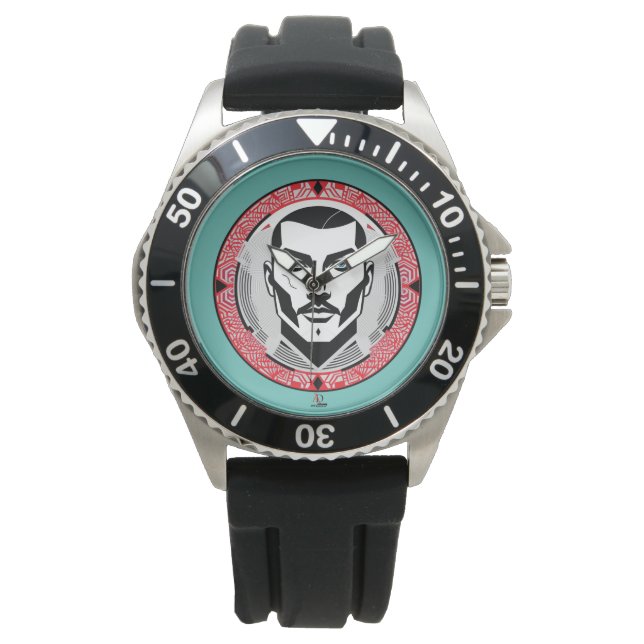 Montre Gangster à dessin cicatrisé (devant)