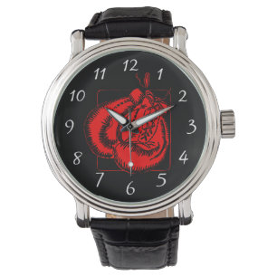 Montre Gants en boîte rouge
