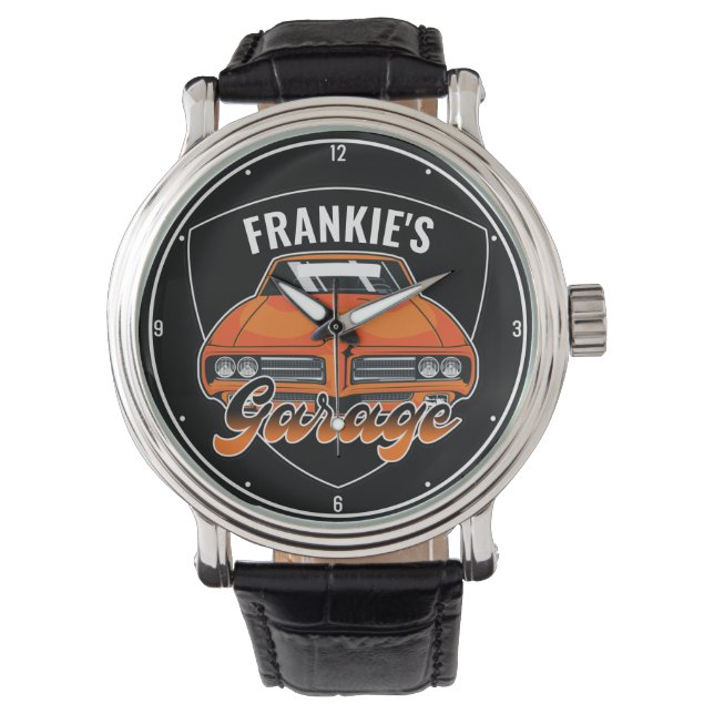 Montre Garage automobile personnalisé 1969 Ram Air 400 Mu (devant)