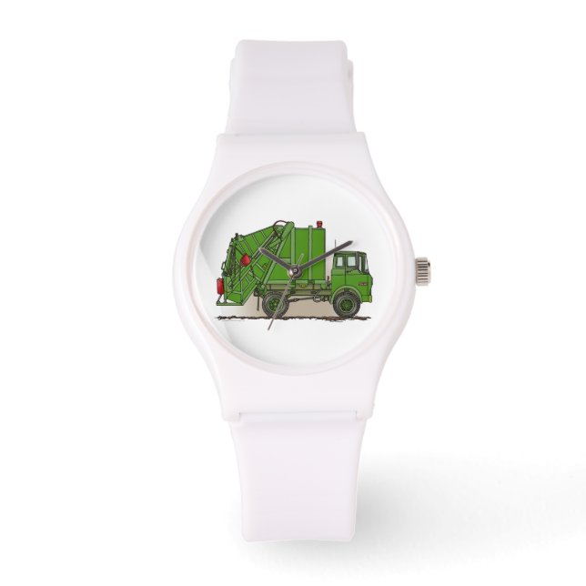 Montre Garbage Truck Green (Recto)