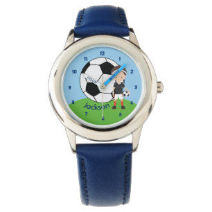 Montre Garçon de soccer personnalisé