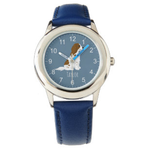 Montre Garçons Bleu Springer Espagnol Chien Enfants