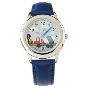 Montre Garçons Mélange de ciment mignon sur la route des 