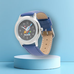 Montre Garçons personnalisés Rocket Space Watch