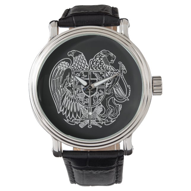 Montre Garde arménienne (Noir) (devant)
