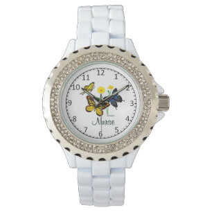 Montre Garde des papillons infirmiers