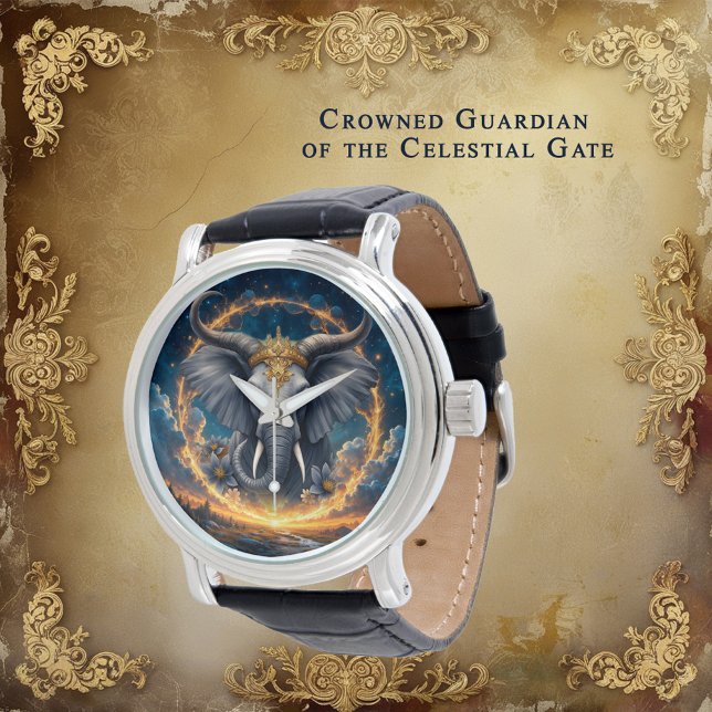 Montre Gardien couronné de la Porte Céleste l'éléphant (Créateur téléchargé)