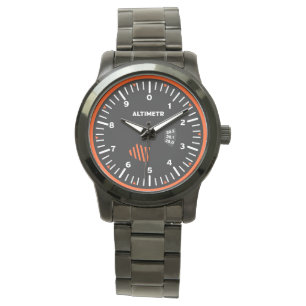 Montre Geek de l'aviation pilote Altimeter
