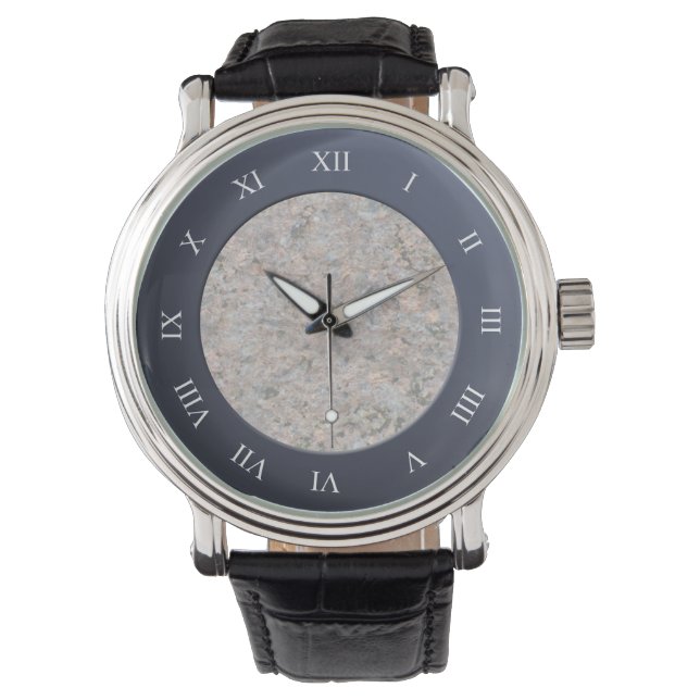 Montre Géologie stylée Rock Texture (devant)