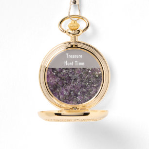 Montre Géologue du temps de chasse au trésor Amethyst Roc