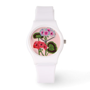 Montre géraniums