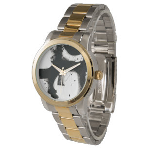 Montre Gesture en Onyx - Trucs de peinture noir