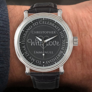 Montre Gift for Husband on his 70th Birthday Watch