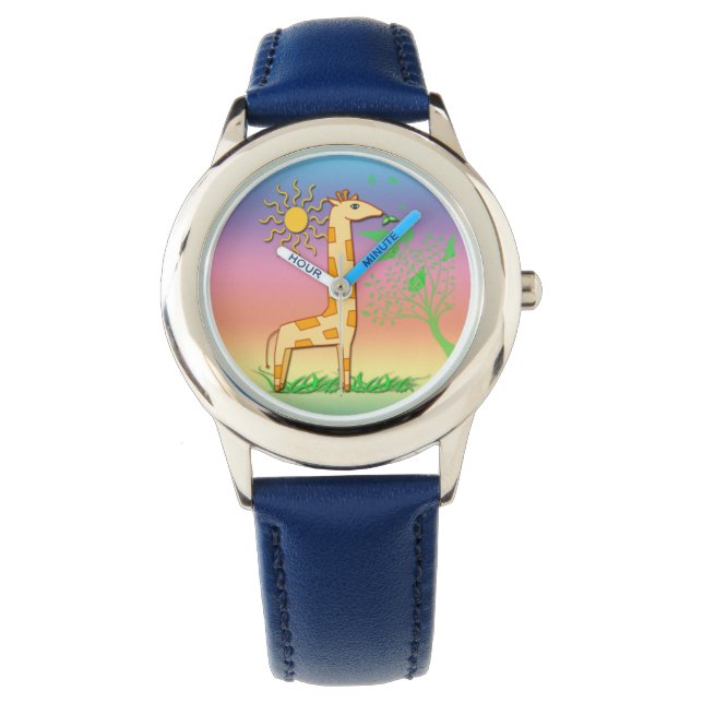 Montre Gigi la Giraffe Cute Kid's Watch (devant)