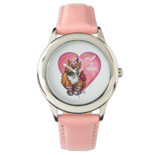 Montre Ginger Cat Saint-Valentin