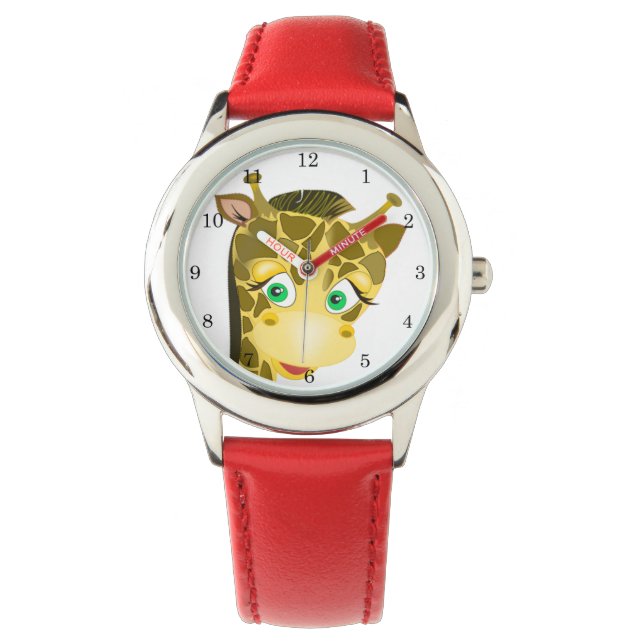Montre Girafe Bébé Cute - (devant)
