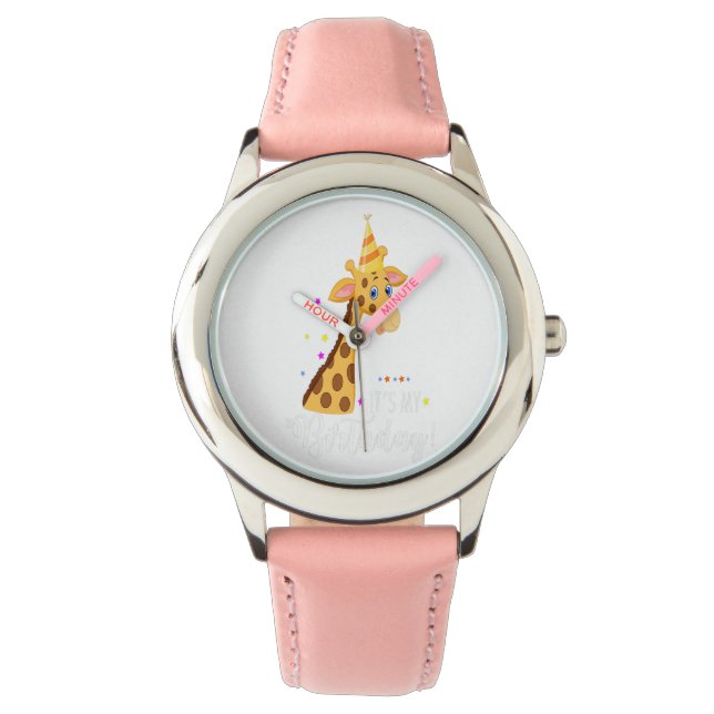 Montre Giraffe Anniversaire Guetter Anniversaire Cadeau p (devant)