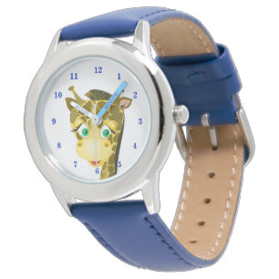 Montre Giraffe Bébé Cute - Bleu