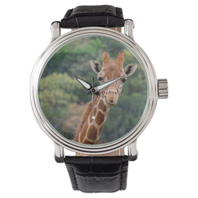 Montre Giraffe Dit "Fromage" Avec Big Smile Watch (devant)