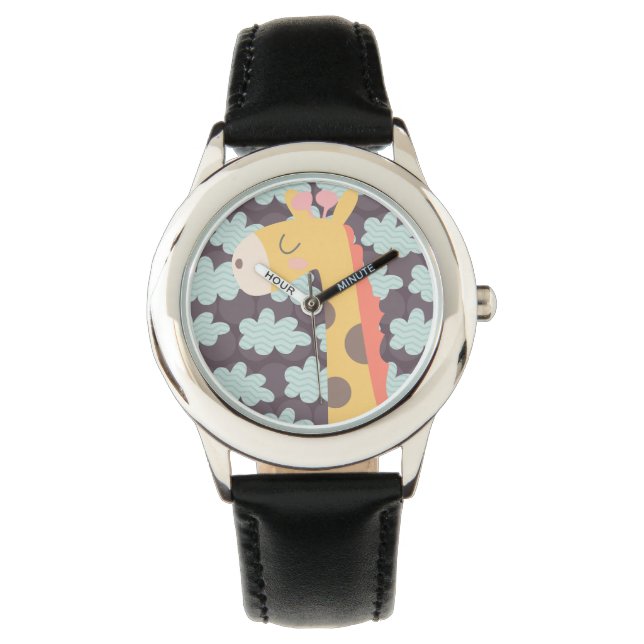 Montre Giraffe et nuages (devant)