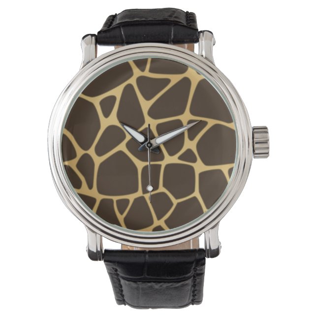 Montre Giraffe Spotted Background (devant)