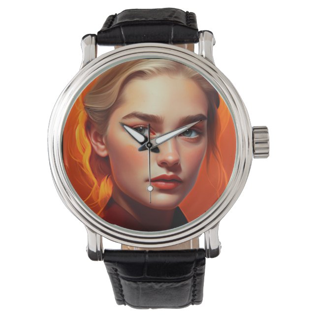 Montre Girl with blue eyes (devant)