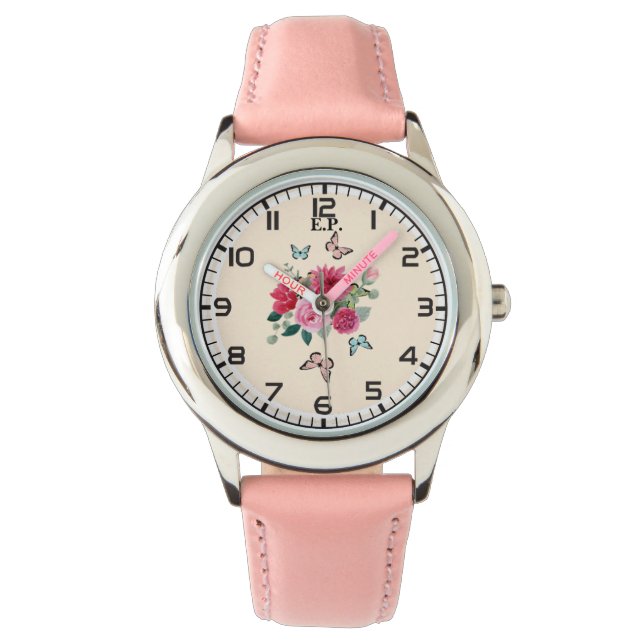 Montre Girls eWatch Watch - personnalisez avec les initia (devant)