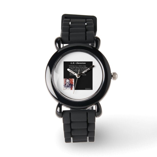 Montre GK Chesterton & Ligne D'Ouverture De NapoléonBook  (Recto)