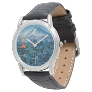 Montre Glace et neige   Mt. Fuji et Tokyo Skyline