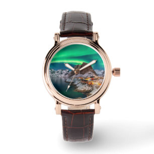 Montre Glace et neige   Northern Lights, Norvège