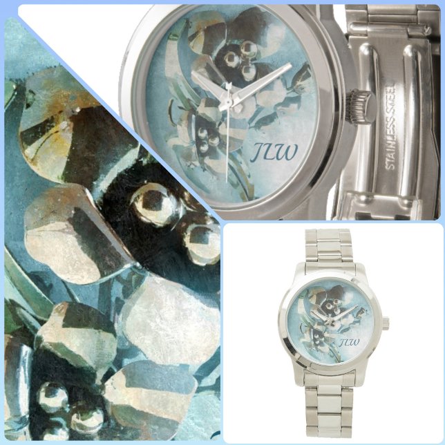 Montre Glam Feminine Retro Vintage Lily Brooch (Créateur téléchargé)
