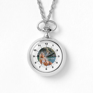 Montre GLAM! 💎 Silver Necklace Watch Bling