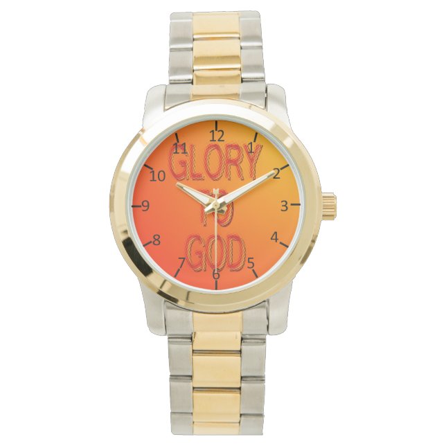 Montre Gloire à Dieu (devant)