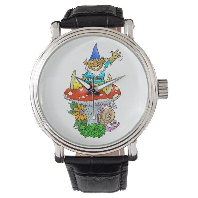 Montre Gnomes tea time. (devant)